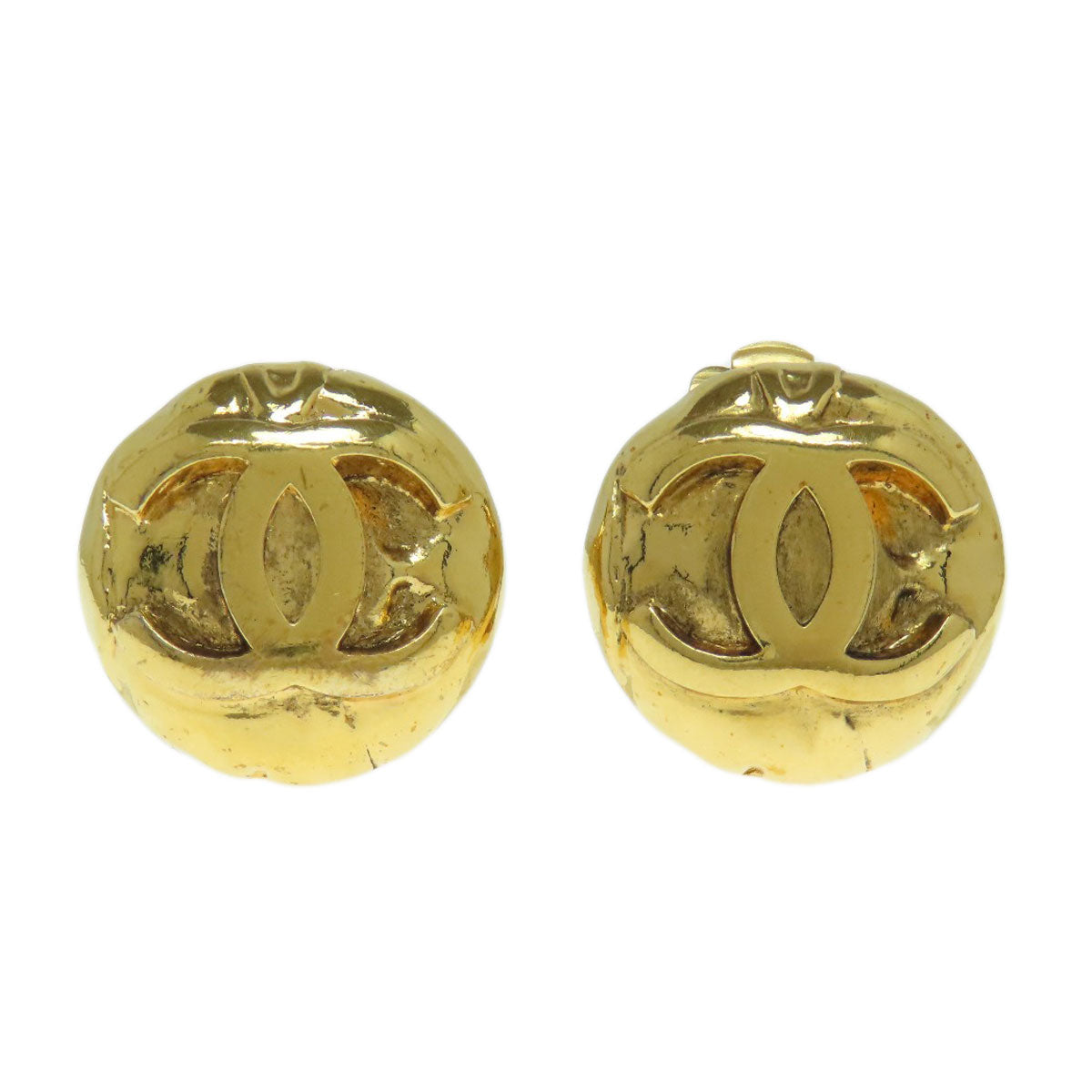 CHANEL COCO Mark Earring Metal Ladies [Used]