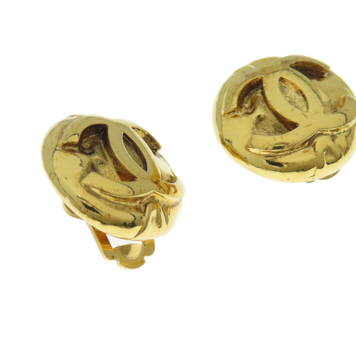 CHANEL COCO Mark Earring Metal Ladies [Used]