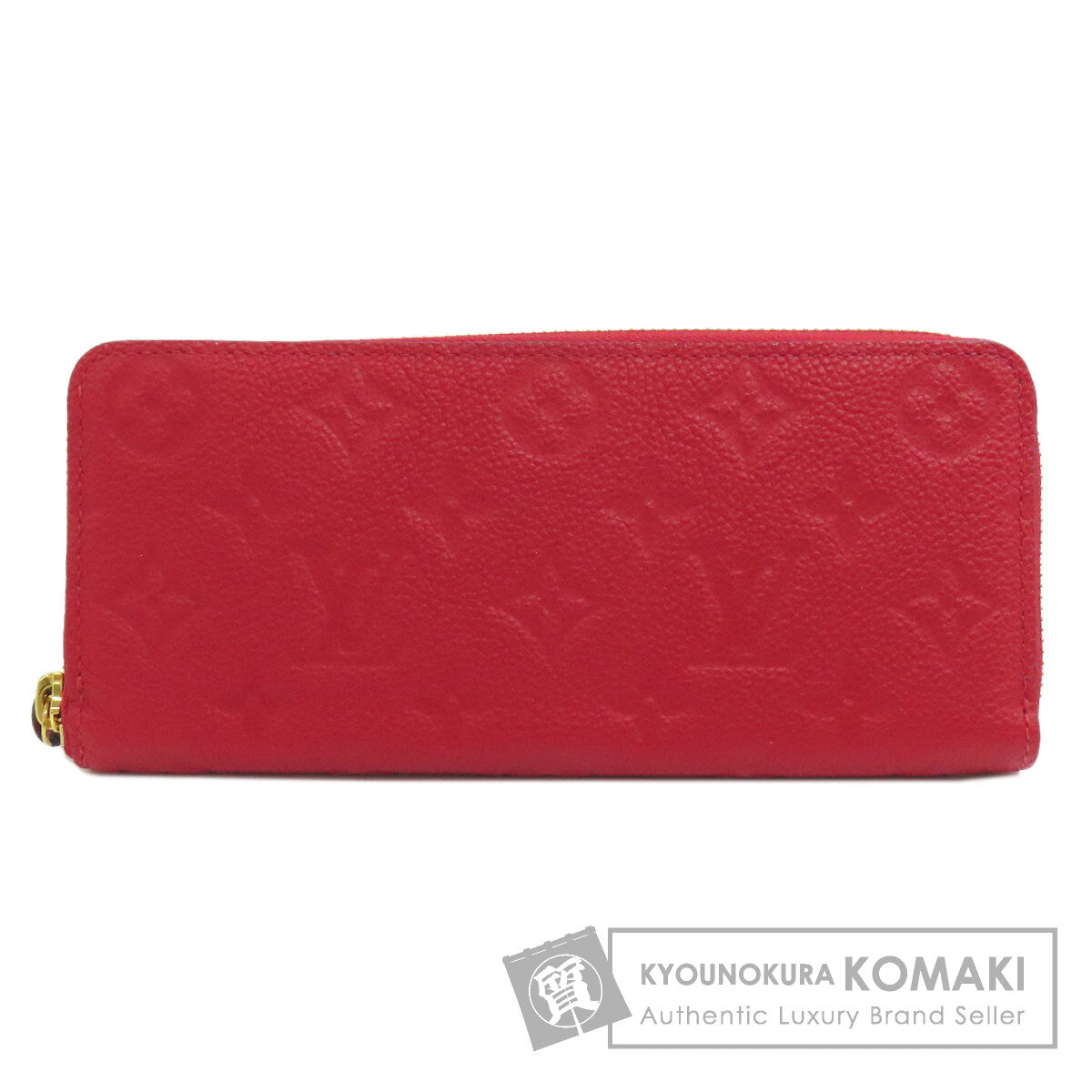 LOUIS VUITTON M61701 Portefeiulle・Clemence Long wallet (with coin pocket) Empreinte Ladies [Used]