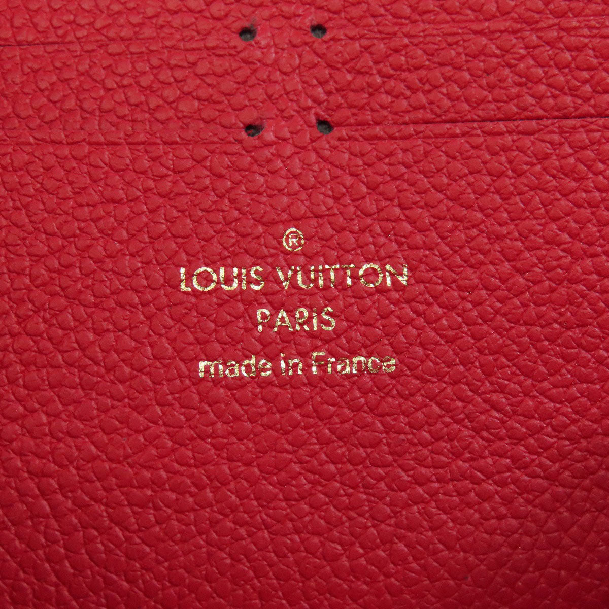 LOUIS VUITTON M61701 Portefeiulle・Clemence Long wallet (with coin pocket) Empreinte Ladies [Used]