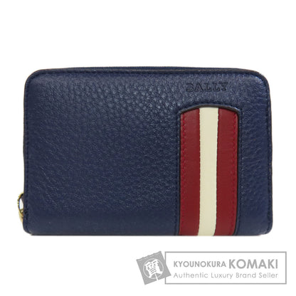 BALLY Barry Stripe coin purse Leather Ladies [Used]