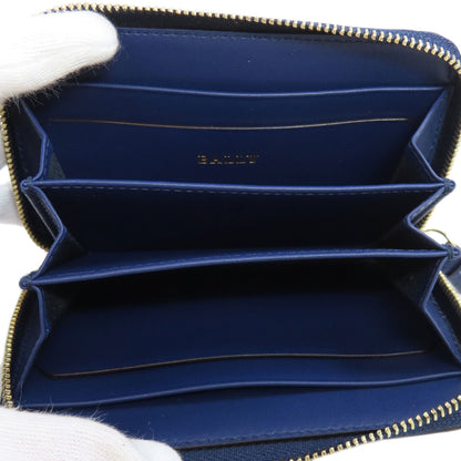 BALLY Barry Stripe coin purse Leather Ladies [Used]