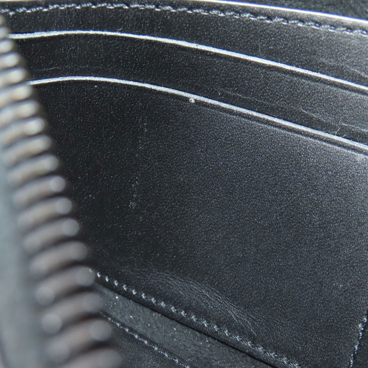 MaisonMargiela logo Long wallet (no coin pocket) Leather Ladies [Used]