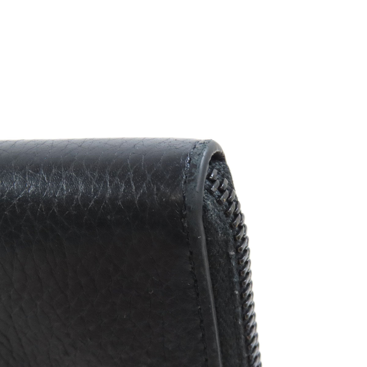 MaisonMargiela logo Long wallet (no coin pocket) Leather Ladies [Used]