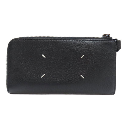 MaisonMargiela logo Long wallet (no coin pocket) Leather Ladies [Used]