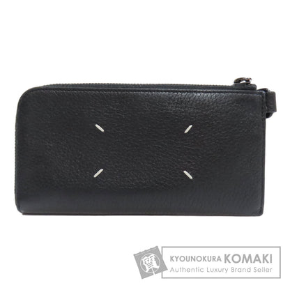 MaisonMargiela logo Long wallet (no coin pocket) Leather Ladies [Used]