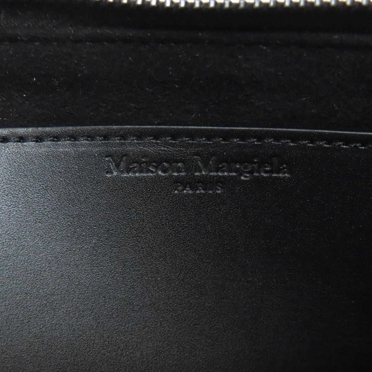 MaisonMargiela logo Long wallet (no coin pocket) Leather Ladies [Used]