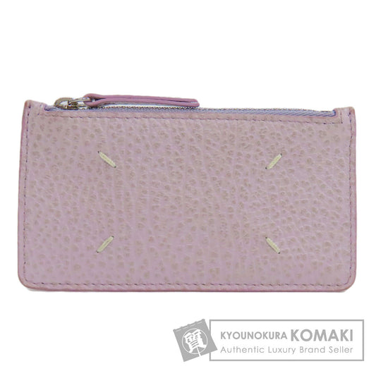 MaisonMargiela logo coin purse Leather Ladies [Used]