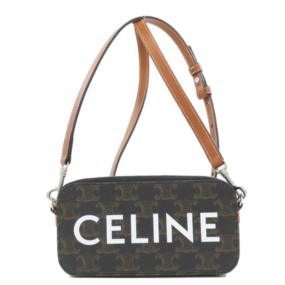 CELINE Triomphe Shoulder Bag PVC Ladies [Used]