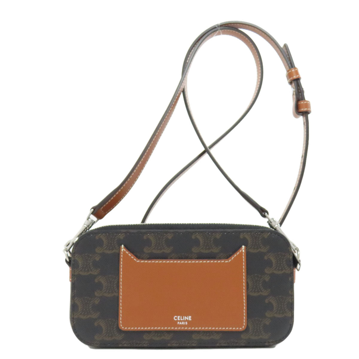 CELINE Triomphe Shoulder Bag PVC Ladies [Used]