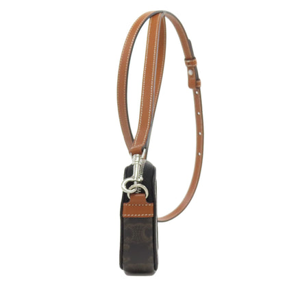 CELINE Triomphe Shoulder Bag PVC Ladies [Used]