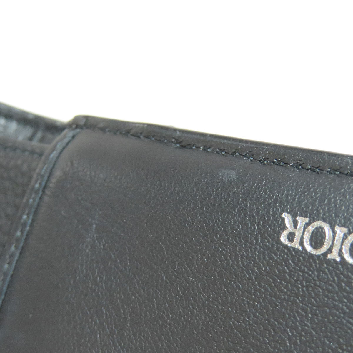 CHRISTIAN DIOR Trotter pattern Bifold Wallet with Coin Pocket Canvas Ladies [Used]