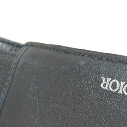 CHRISTIAN DIOR Trotter pattern Bifold Wallet with Coin Pocket Canvas Ladies [Used]