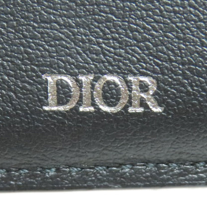CHRISTIAN DIOR Trotter pattern Bifold Wallet with Coin Pocket Canvas Ladies [Used]