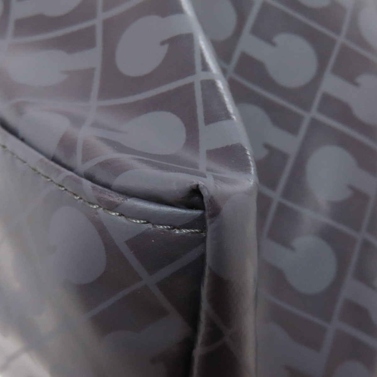 GHERARDINI   Tote Bag Logo motif softy Polyester Polyurethane coatingLadies