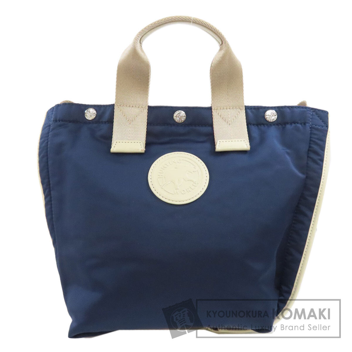 HUNTING WORLD logo Tote Bag Nylon Ladies [Used]