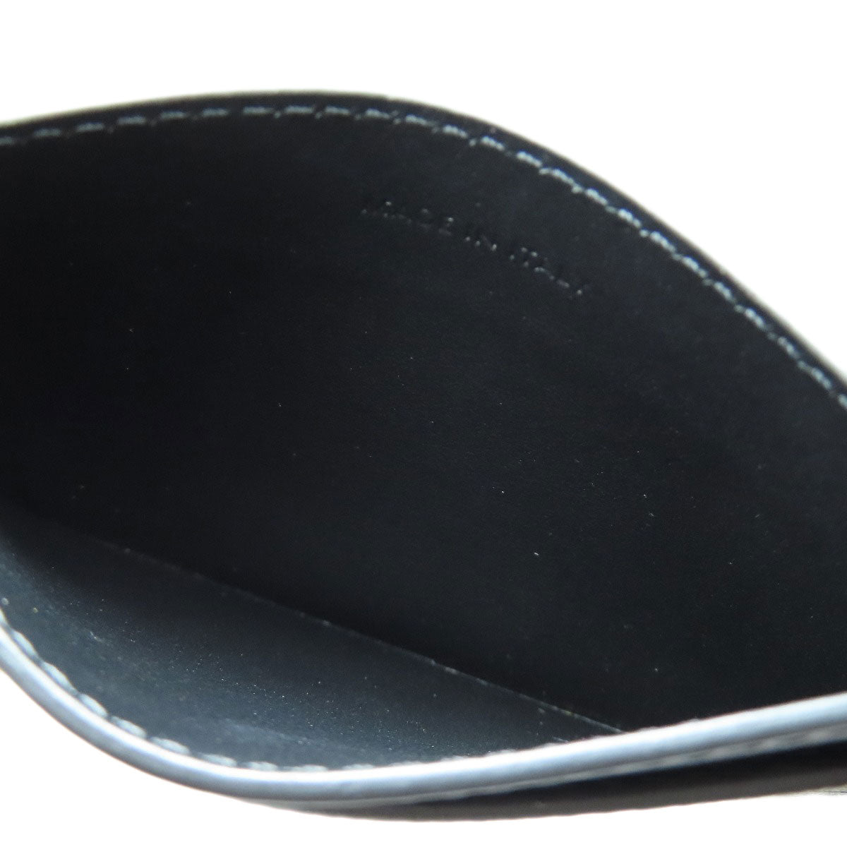 CELINE Triomphe Card Case Leather Ladies [Used]