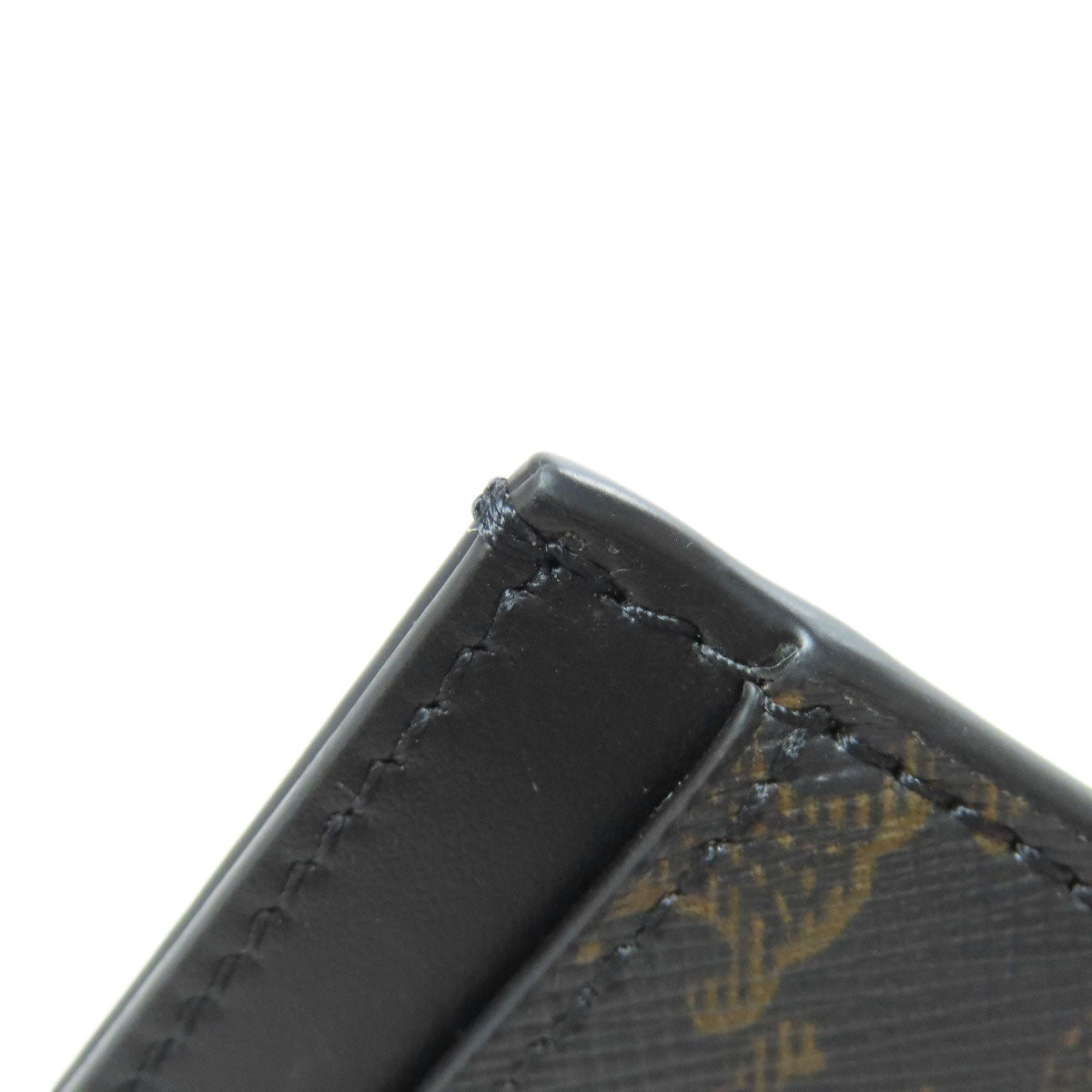 CELINE Triomphe Card Case Leather Ladies [Used]