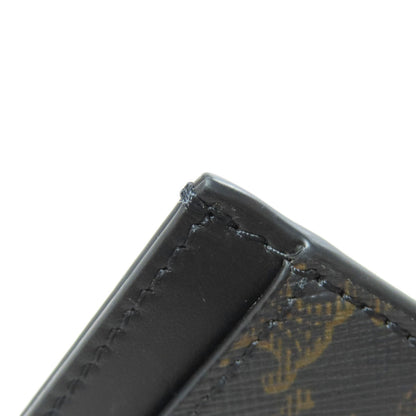 CELINE Triomphe Card Case Leather Ladies [Used]