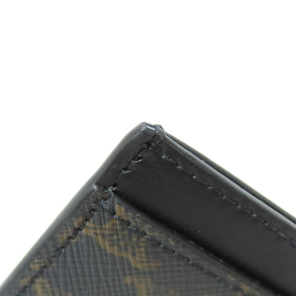 CELINE Triomphe Card Case Leather Ladies [Used]