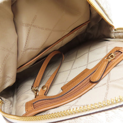 Michael Kors Rear MK Signature Backpack Â· Daypack PVC Ladies [Used]