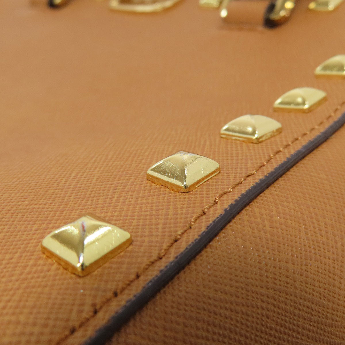 MICHAEL MICHAEL KORS Studs 2WAY Handbag Leather Ladies [Used]