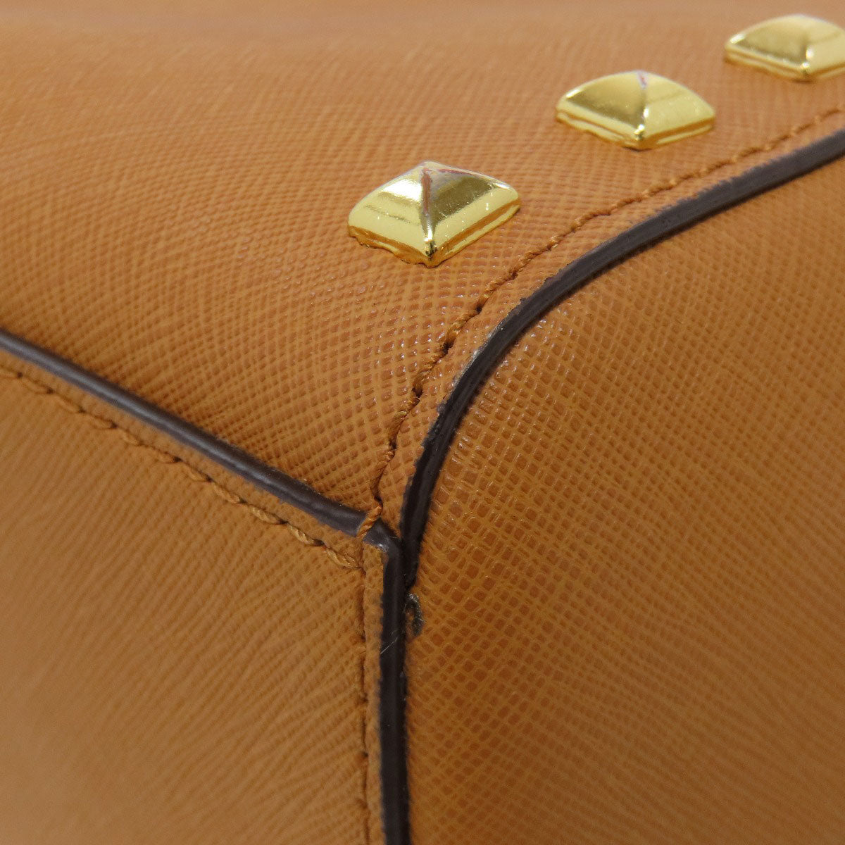 MICHAEL MICHAEL KORS Studs 2WAY Handbag Leather Ladies [Used]