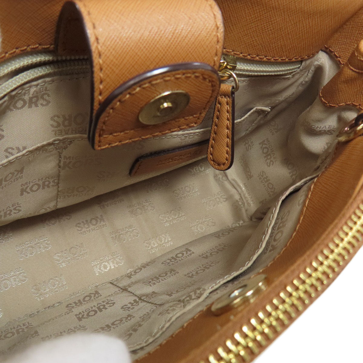 MICHAEL MICHAEL KORS Studs 2WAY Handbag Leather Ladies [Used]