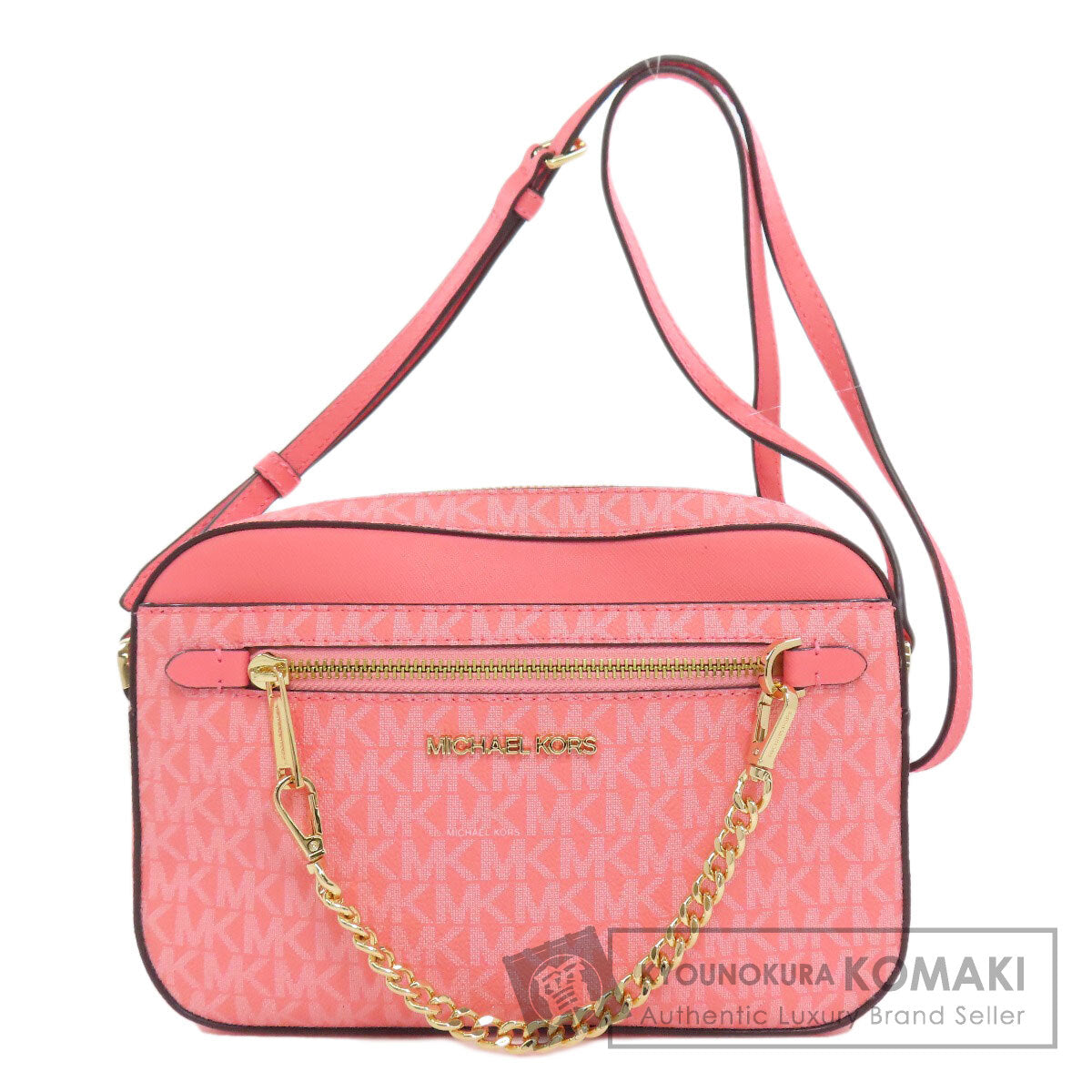 Michael Kors MK signature Shoulder Bag PVC Ladies [Used]