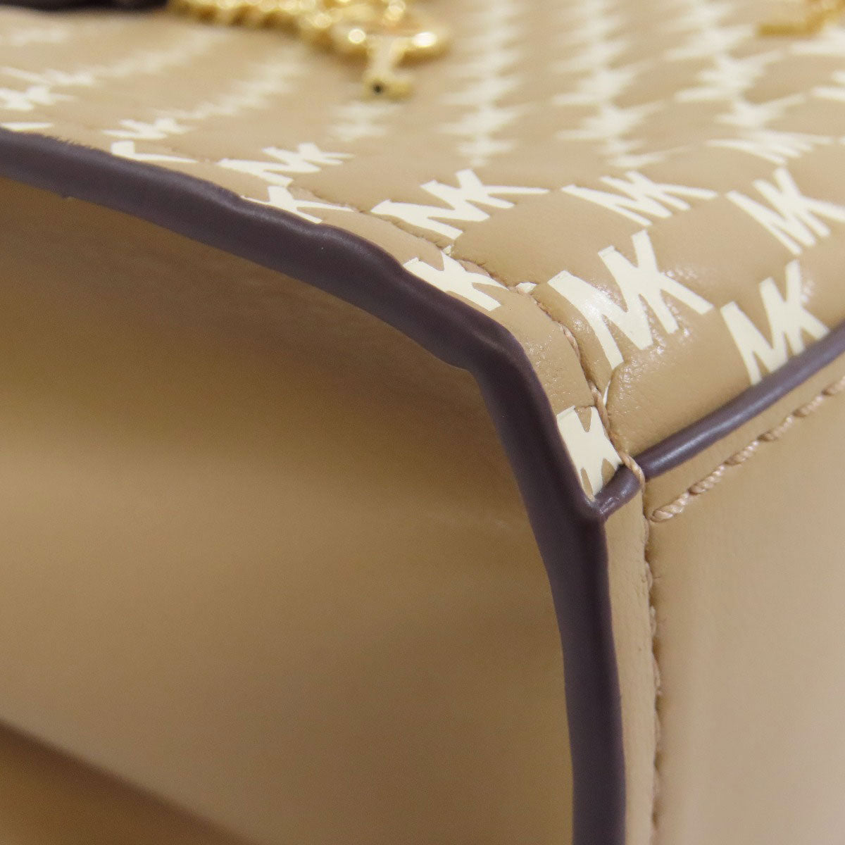 Michael Kors MK signature Shoulder Bag Leather Ladies [Used]