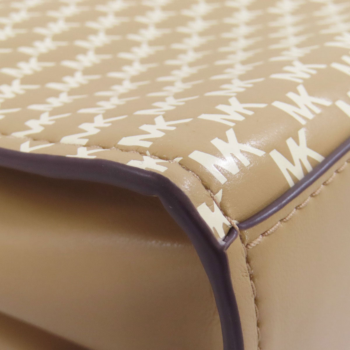 Michael Kors MK signature Shoulder Bag Leather Ladies [Used]