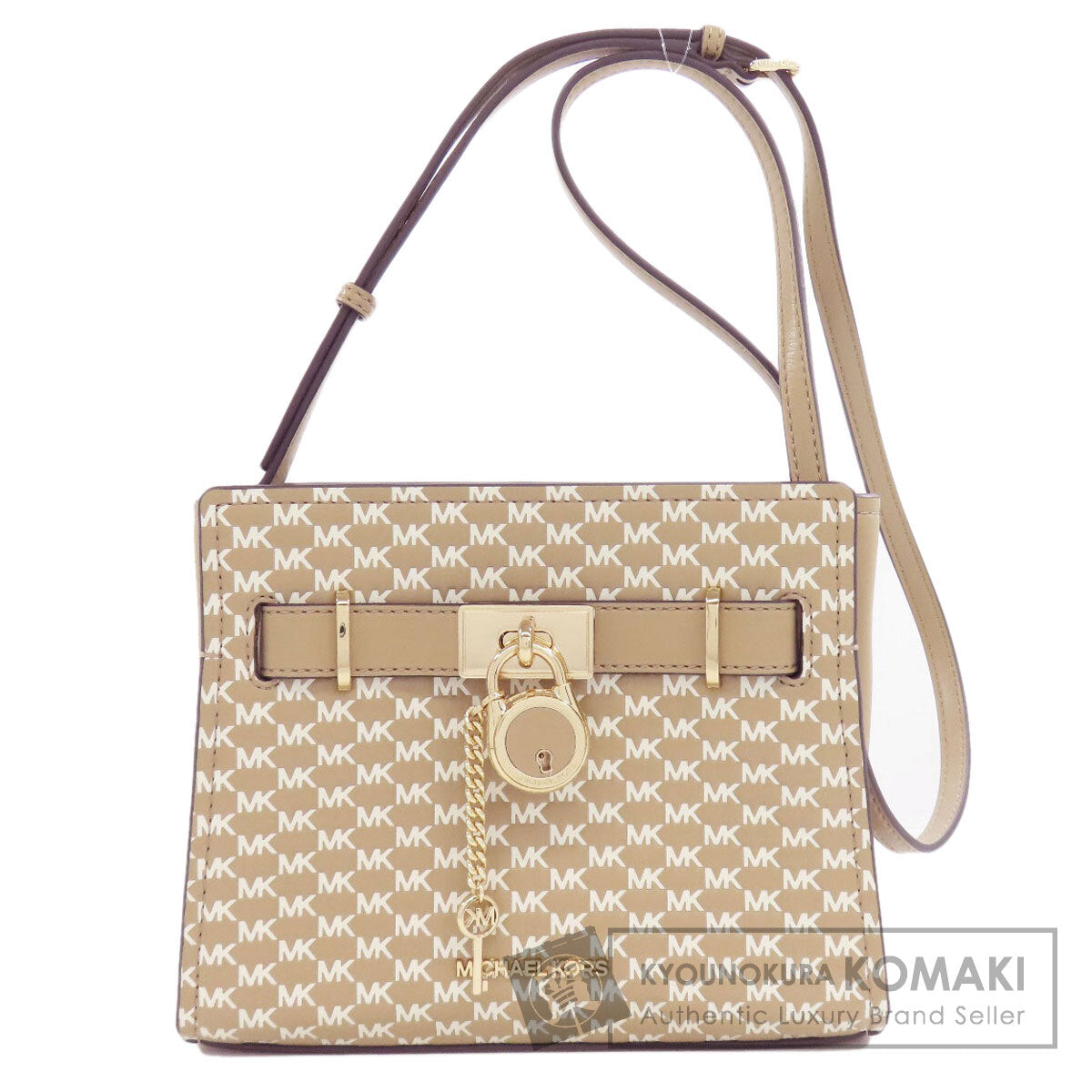 Michael Kors MK signature Shoulder Bag Leather Ladies [Used]