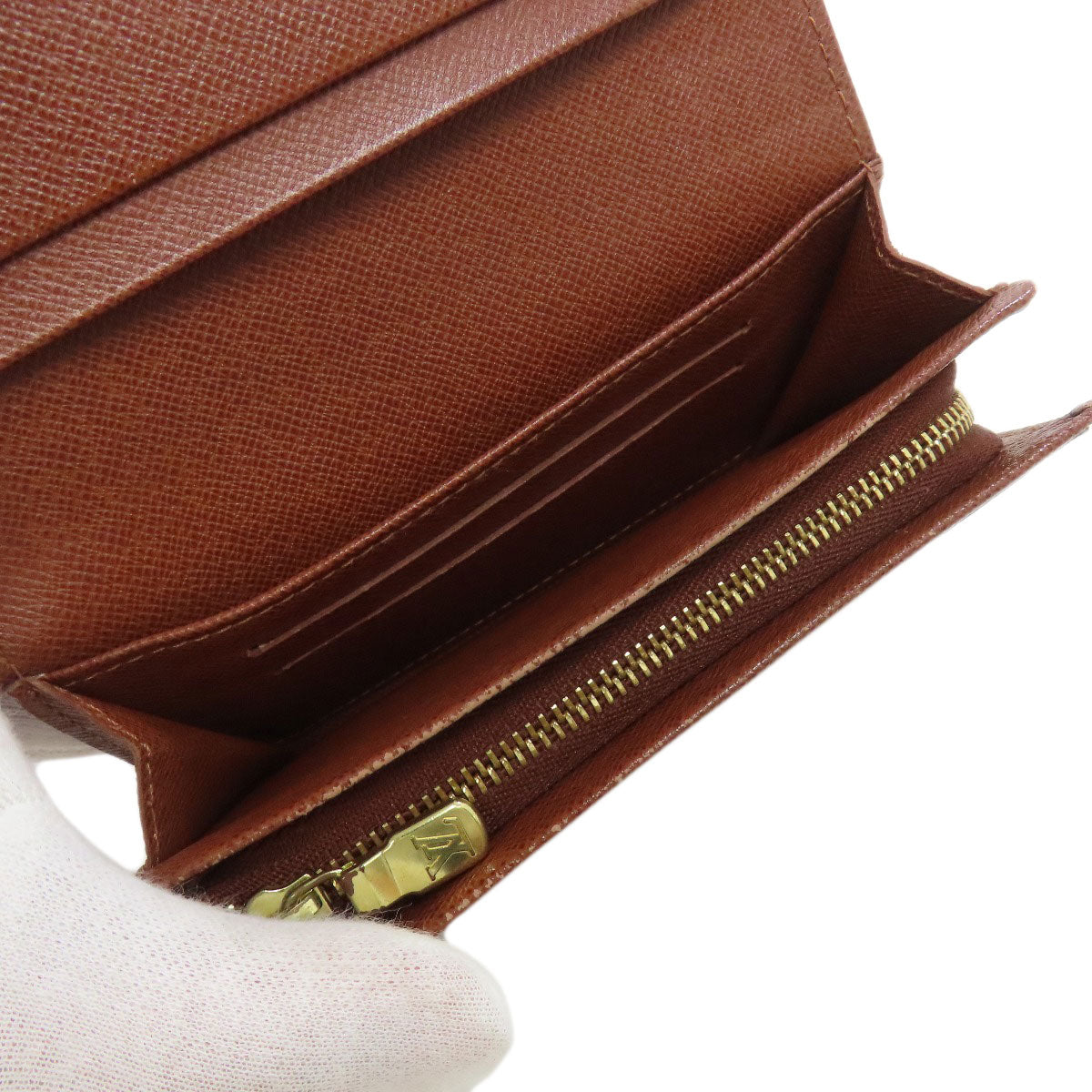 LOUIS VUITTON M61736 Portefeiulle ã» Tresol Bifold Wallet with Coin Pocket Monogram canvas Ladies [Used]