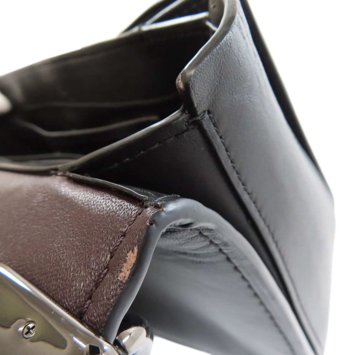 COACH 12110 ChainShoulder Swagger 25 Shoulder Bag Leather Ladies [Used]