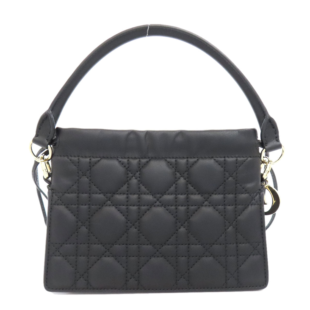 CHRISTIAN DIOR Lady Dior Millie 2WAY Handbag Calf Ladies [Used]