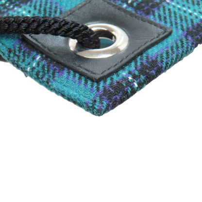 Jimmy Choo Knapsack Checkpattern Logo Studs Backpack Â· Daypack Canvas Ladies [Used]