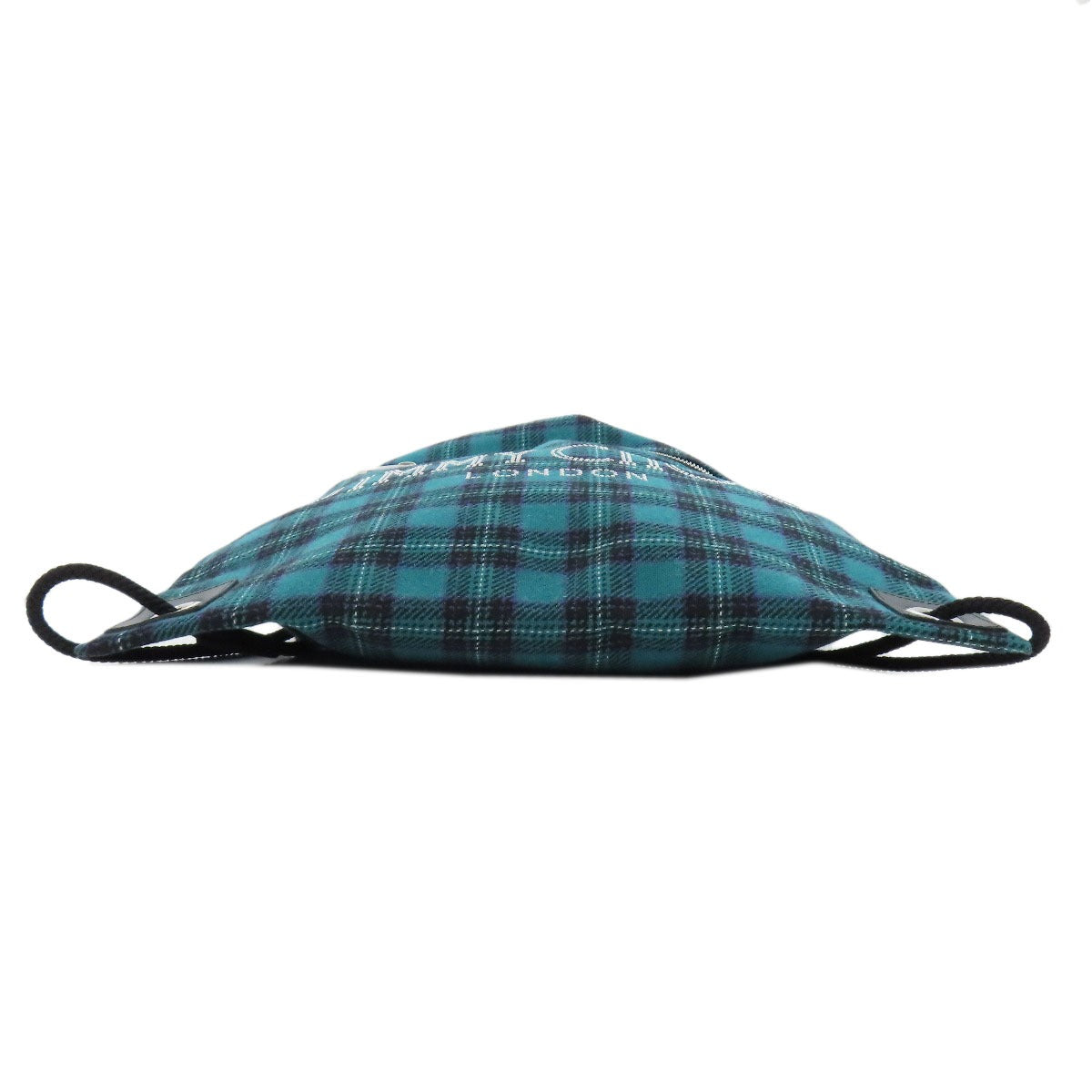 Jimmy Choo Knapsack Checkpattern Logo Studs Backpack Â· Daypack Canvas Ladies [Used]