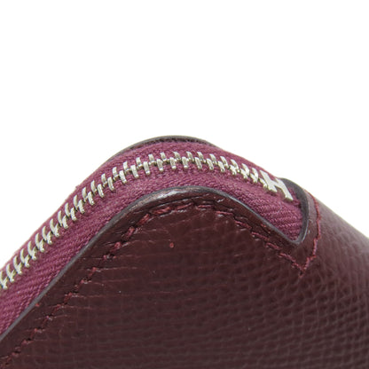 HERMES Azap Silk In SilverHardware Long wallet (with coin pocket) Epsom Ladies [Used]