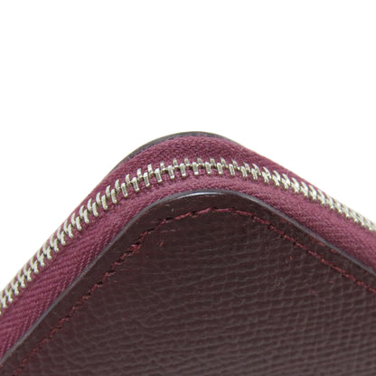 HERMES Azap Silk In SilverHardware Long wallet (with coin pocket) Epsom Ladies [Used]