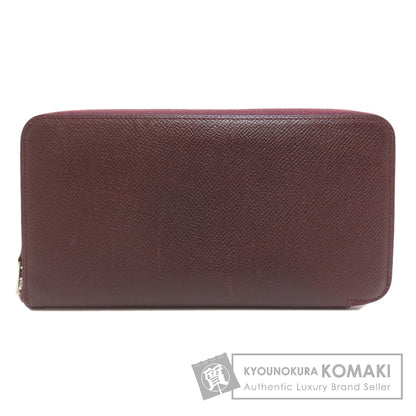 HERMES Azap Silk In SilverHardware Long wallet (with coin pocket) Epsom Ladies [Used]