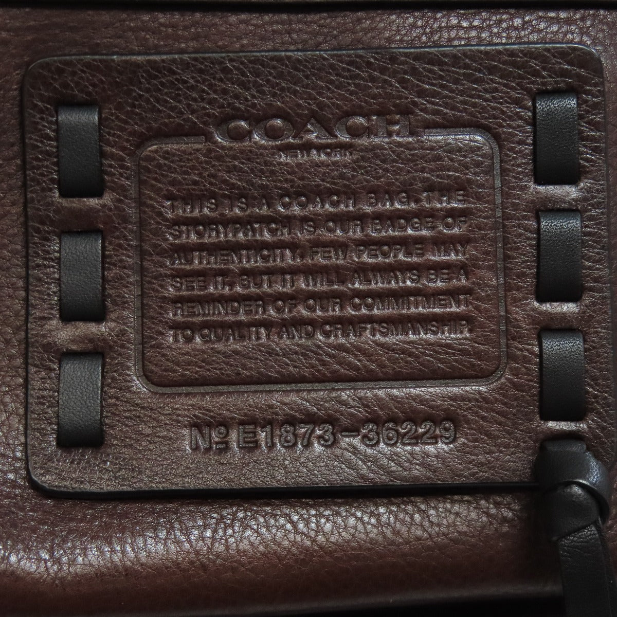 COACH 36229 Academy Backpack with Whipstitch Backpack Â· Daypack Leather Ladies [Used]