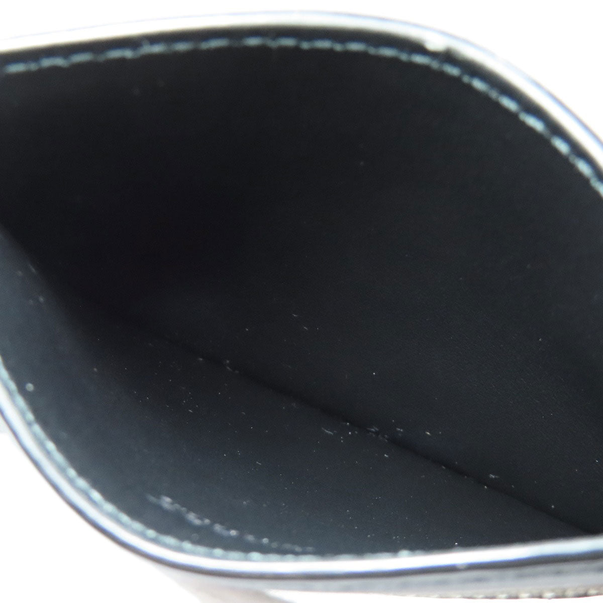 BALLY logo Card Case Leather Ladies [Used]
