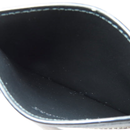 BALLY logo Card Case Leather Ladies [Used]