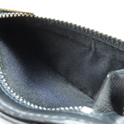 BALLY logo Card Case Leather Ladies [Used]
