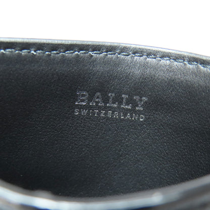 BALLY logo Card Case Leather Ladies [Used]