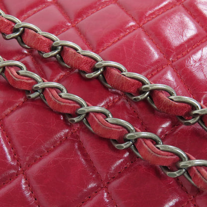 CHANEL ChainShoulder Boy Chanel SilverHardware Shoulder Bag Calf Ladies [Used]