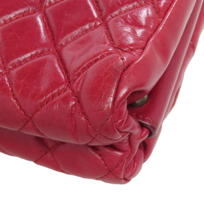CHANEL ChainShoulder Boy Chanel SilverHardware Shoulder Bag Calf Ladies [Used]