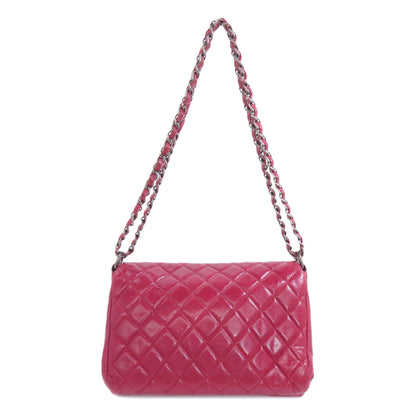 CHANEL ChainShoulder Boy Chanel SilverHardware Shoulder Bag Calf Ladies [Used]
