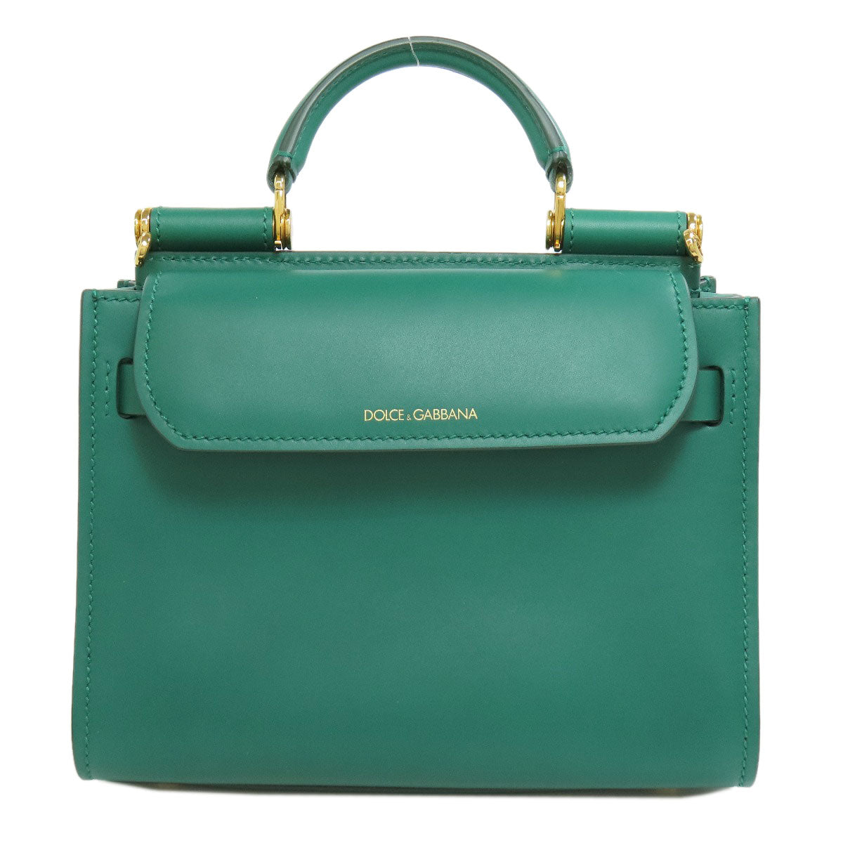 Dolce&Gabbana Sicily 62 2WAY Handbag Leather Ladies [Used]