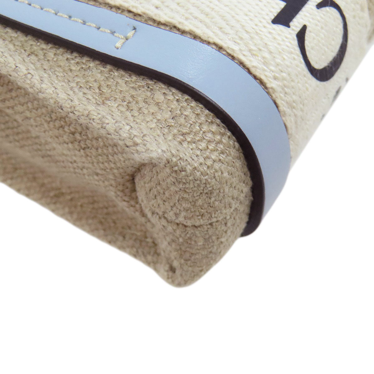 CHLOE Woody Nano 2WAY Handbag Canvas Ladies [Used]